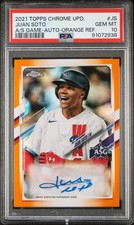 2021 TOPPS CHROME UPDATE ALL-STAR GAME #JS JUAN SOTO 20/25 PSA 10