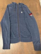 VTG Nike Sportswear USA Shield Knit Full Zip Hoodie Size M