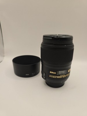 Nikon AF-S Micro NIKKOR 60mm f/2.8G ED Lens With Bag