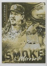 2021 Topps Fire Smoke and Mirrors Gold Minted Mike Clevinger #SM-19 19mf