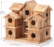 Bird Houses for Outside 10 Hole Bird House Ro...