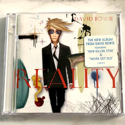 David Bowie Reality 2003 CD Album DADC Art Rock Dance Rock Columbia (CK 90576)