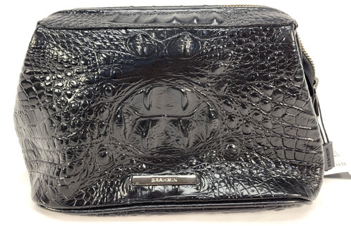 Brahmin Black Tolietry Bag NWT