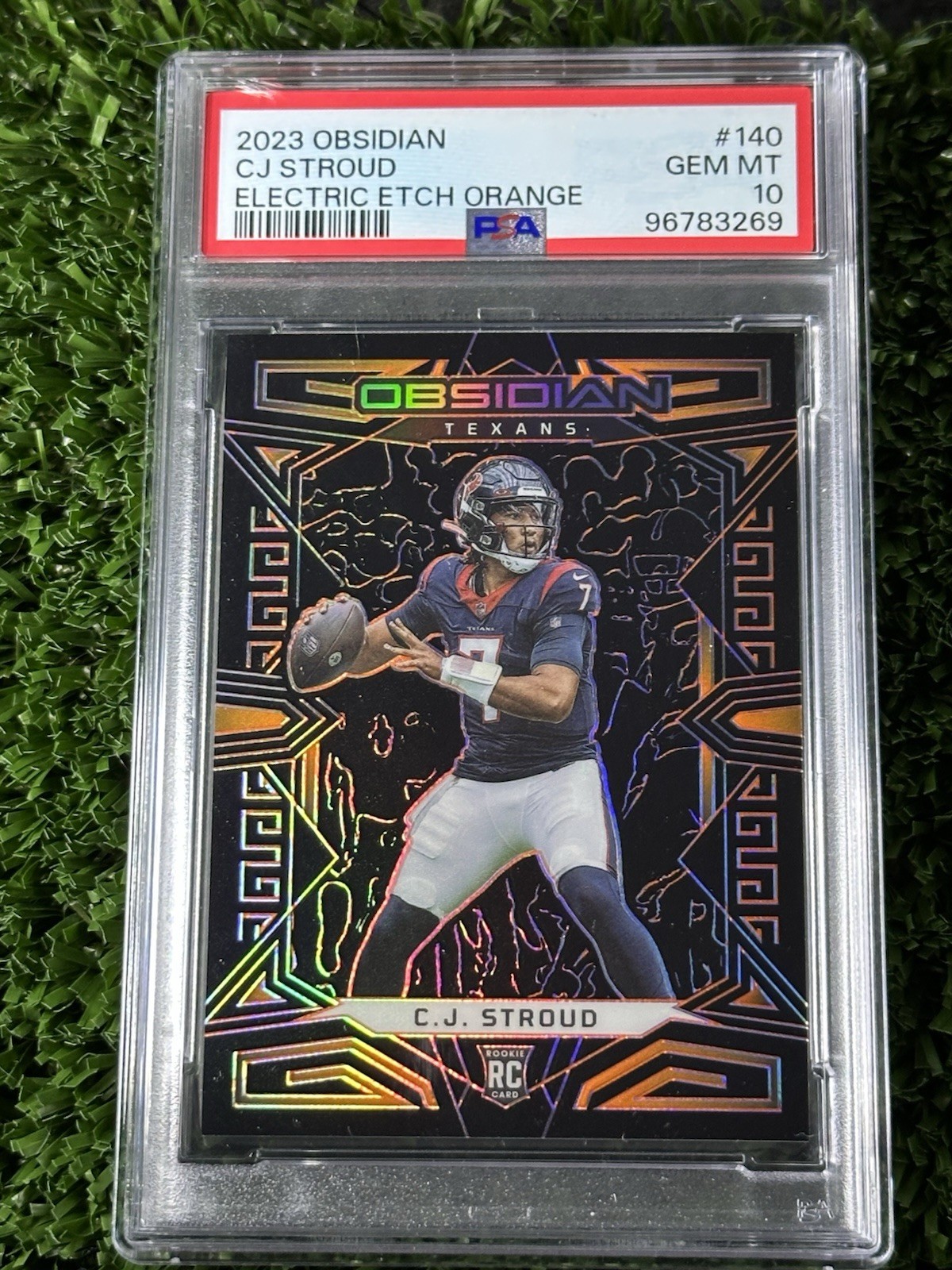 2023 Panini Obsidian RC CJ Stroud Electric Etch Orange - #140 #/49 PSA 10 🔥🔥