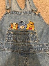 Vintage Winnie the Pooh Overalls Adult size L women s