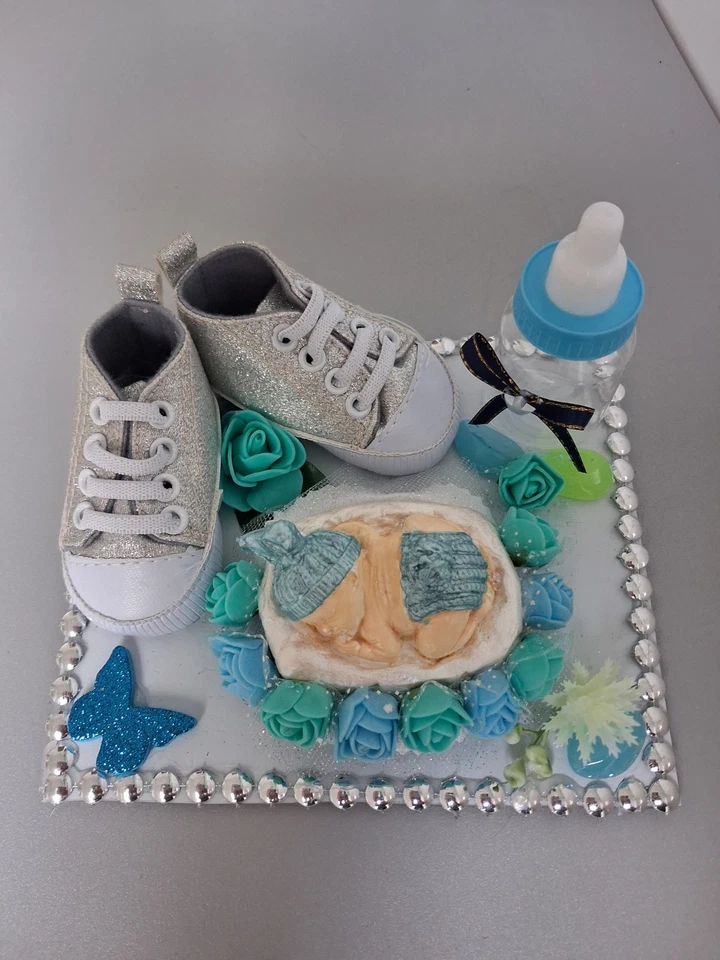 Baby Geburt Oder Taufe Geschenk Für Junge , Geldgeschenk - Bild 2 von 2