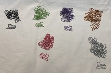 Cat Paper Clips Bookmark, 56 pcs Novelty Assorted Colors Fun 56 Cat Paper Clip