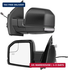 Power Heated Tow Mirrors Compatible with 2015 2016 2017 2018 2019 2020 Ford F150