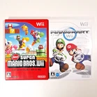 Nintendo Wii Game Bundle – Mario Kart Wii & New Super Mario Bros Wii – NTSC-J