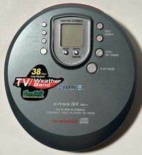 AIWA Compact Disc Player XP-R232 AM/FM Stereo TV/Weather Band Portable CD Player