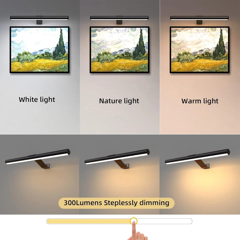 22" LED Display Light for Painting/Dartboard – 400LM, 3 Colors, Timer, Dimmable - Image 4 of 4