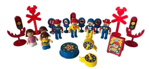 Vintage Mixed Lot Playmobil Circus Parts Clown Figures Accessories Replacement