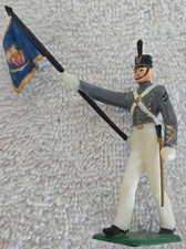 Cavalry Soldier Vintage 1960's Plastic Hand painted Figurine-3in High,2.5in Wide