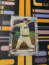 2020 Bowman Chrome #BCP-242 Seth Corry Prospects Mojo Refractor Card Giants