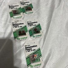 New Lot Of 5 Littelfuse Mini Fuse Automotive Fuses 5 Min 10amp