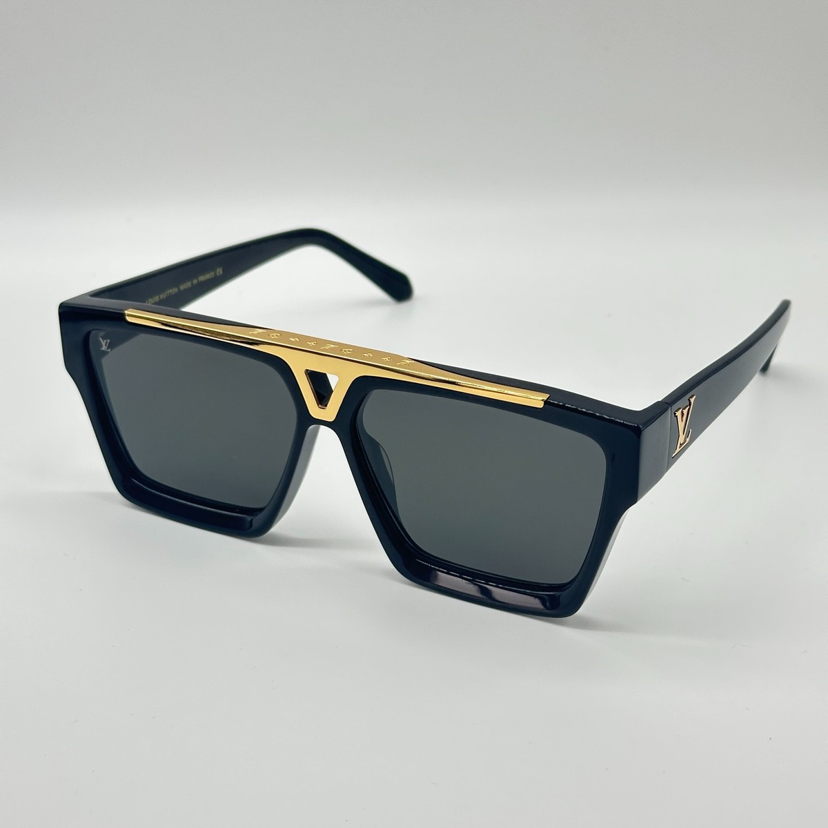 Louis Vuitton Z1502E 1.1 Evidence Sunglasses Black/Gold Authentic