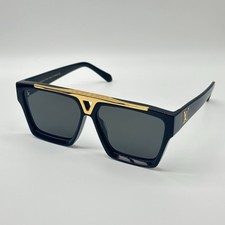 Louis Vuitton Z1502E 1.1 Evidence Sunglasses Black/Gold Authentic
