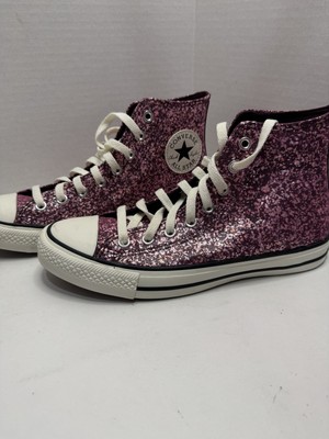 CONVERSE Chuck Taylor All Star Glitter Women Size 10 Orchid Purple