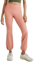 Free People FP Movement Lets Bounce Jogger Pants Womens Med Coral Peach