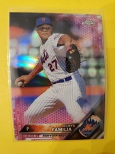 2016 Topps Chrome Pink Refractors #57 Jeurys Familia - New York Mets