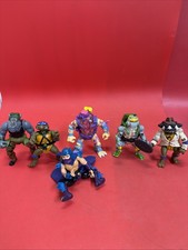 Vintage TMNT Action Figures Lot Shredder Krang Metalhead Splinter 1988-1990