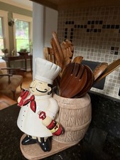 Fat Chef kitchen utensil holder **utensils no...