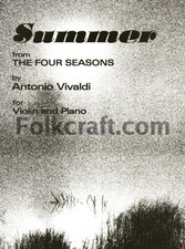VIVALDI, ANTONIO - SUMMER 4 SEASONS G MINOR RV 315. FOR By Alfred **BRAND NEW**