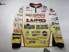 Northfield Fishing Team Jersey Long Sleeve Shirt Sponsors Logos 1/4 Zip Medium