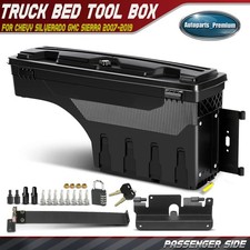 Truck Bed Storage Box Toolbox Passenger For Chevy Silverado Gmc Sierra 2007-2019