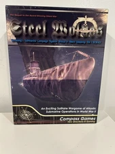 Steel Wolves Compass Games Submarine Board Game Unused/Unpunched War Time