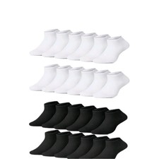 Sneaker Socken 6 Paar Herren Damen Baumwolle  Atmungsaktiv Mesh Füßlinge