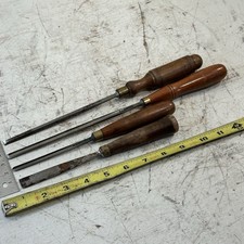 LOT OF 4 Vintage ASSORTED BUCK BROTHERS CARVI...