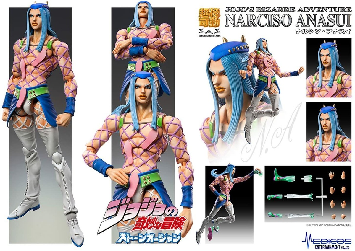 DIVER DOWN & NARCISO ANASUI フィギュアセット JoJo's Bizarre Adventure Super Action Statue Diver Down
