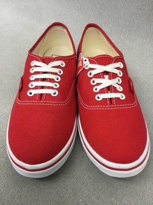 vans authentic classic red
