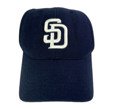 Vintage San Diego Padres Hat Strapback Hook & Loop MLB Baseball 3D Embroidery SD