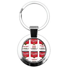 Campbell's Soup Cans Metal Keyring with Giftbox (Andy Warhol, Campbells)