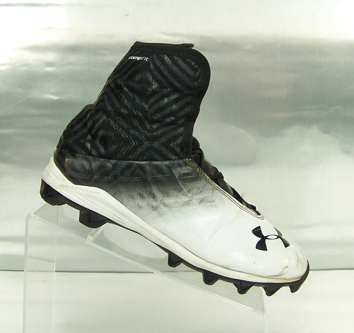 Men s Under Armour Highlight RM Football Cleats White Black