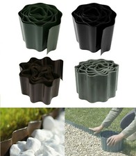 Garden Plastic Green Lawn Edge Edging Border Fence Grass Flexible PVC Wall Path