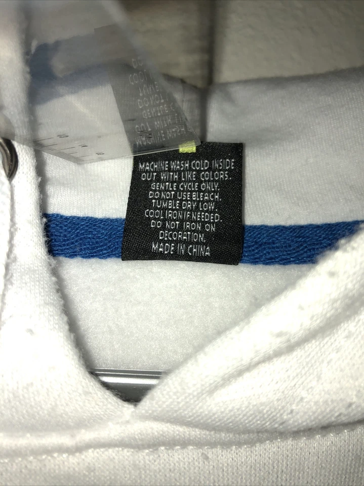 Cloth-eez Captura de Pantalla Para Hombres Urbano Premium Polar Sudadera con Capucha XL Blanca Rara Foto 4 de 4