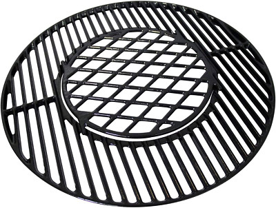 Cast Iron Round Grill Grate for Weber 22.5'' inch One/Master Touch Bar-B-Kettle