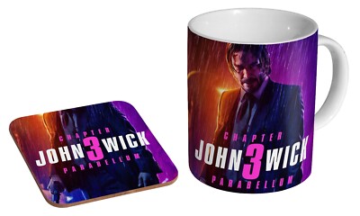 John Wick Kapitel 3 - Kaffee-/Teebecher und Untersetzer Geschenkset