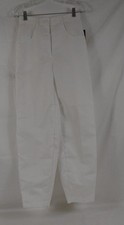 G.A.L.S 4 Button Front Scrub Pants 4645 White Size 8 760I
