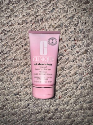 Clinique All About Clean Rinse-Off Foaming Face Cleanser - 5 fl oz / 150 ml