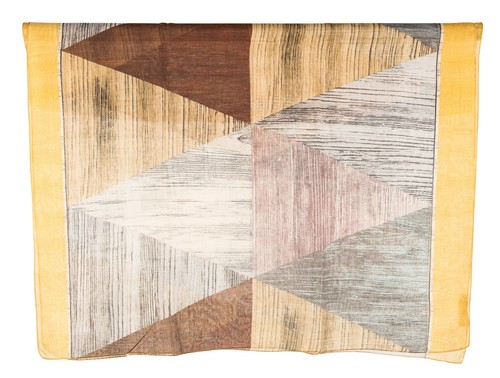 Autumnal Geometric Ladies Scarf - Picture 4 of 11