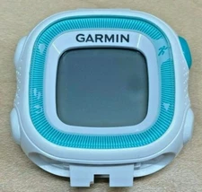 For Repair Parts Garmin Watch Forerunner 15 Teal and White AS IS