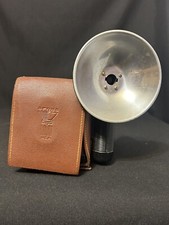 Vintage Argus Seventy-five Camera With Leather Carrying Case And Flash