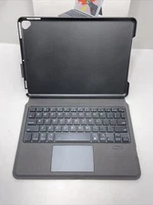 Smart Keyboard Case faux leather for iPad 10.2/10.5 Black