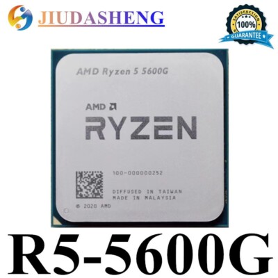 AMD Ryzen 5 5600G 3.9GHz Six-Core Twelve-Thread 65W CPU Processor