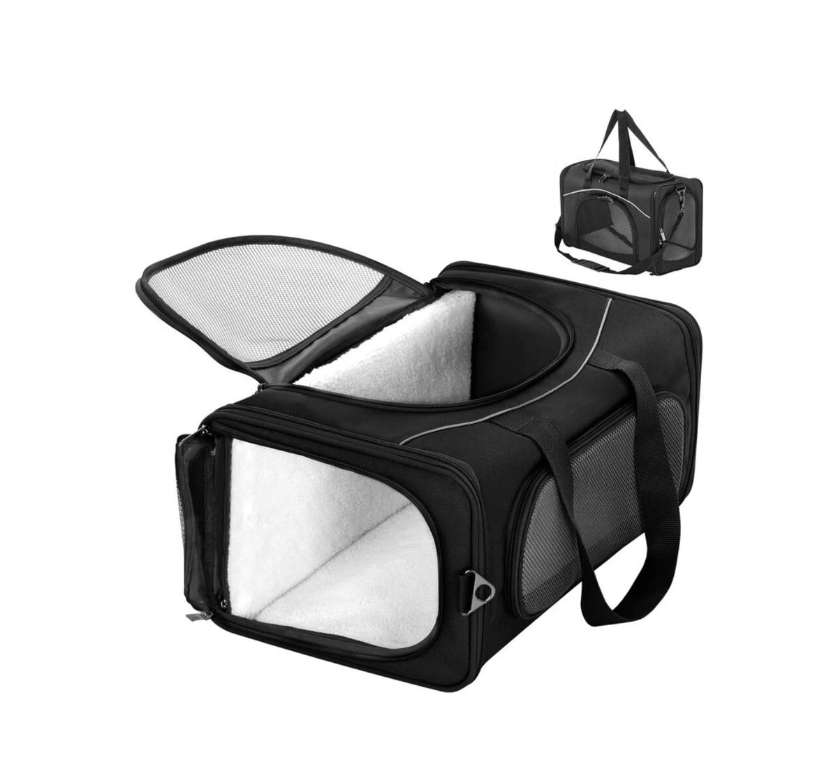 Tsa approved pet 2025 carrier size