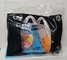 NEW MCDONALD'S HAPPY MEAL TOY, 2023, 2 NERF HOOP CHALLENGE, NEW IN PACKAGE